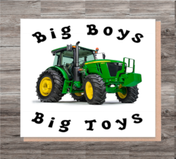 Tractor Birthday Card, Card for Birthday, Greetings Card